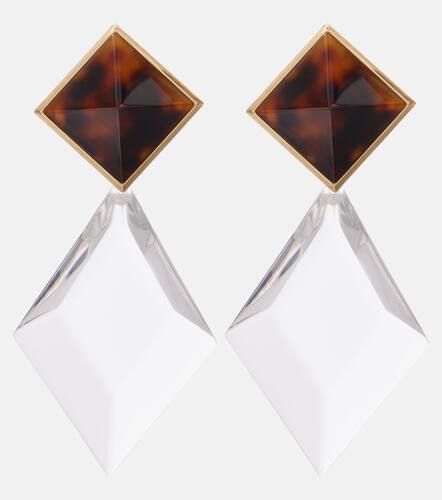 Pyramid clip-on earrings - Saint Laurent - Modalova