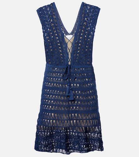 Vestido corto de croché de algodón - Anna Kosturova - Modalova
