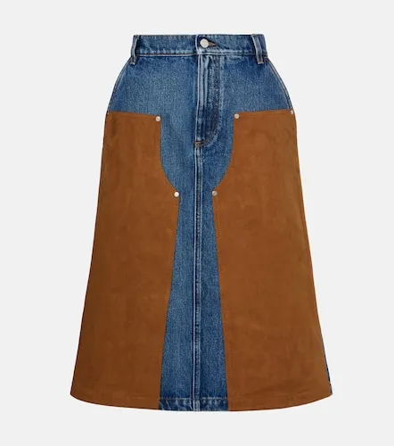 Falda midi de denim - Stella McCartney - Modalova