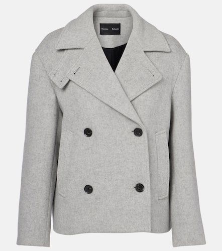 Double-breasted wool coat - Proenza Schouler - Modalova