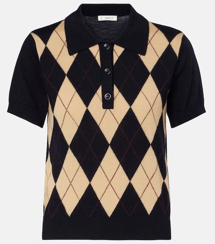 Frame Polo in lana a rombi - Frame - Modalova