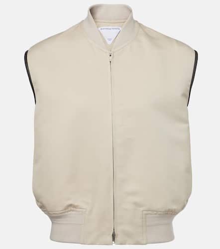 Veste sans manches en coton et soie - Bottega Veneta - Modalova