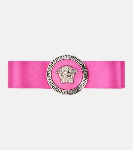 Biggie Medusa satin hair clip - Versace - Modalova