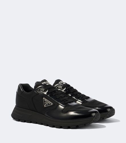Prada Re-Nylon and leather sneakers - Prada - Modalova