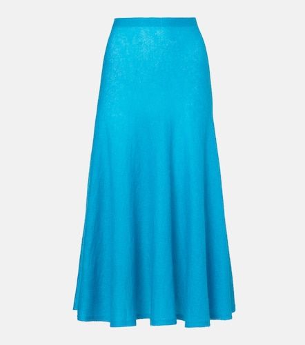 Circle mohair and wool-blend midi skirt - Alaia - Modalova