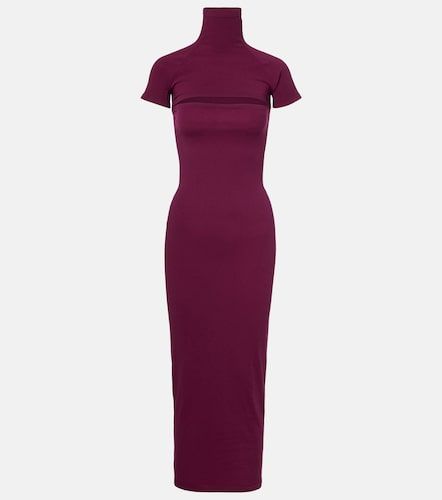 Alaïa Abito midi Second-Skin in jersey - Alaia - Modalova