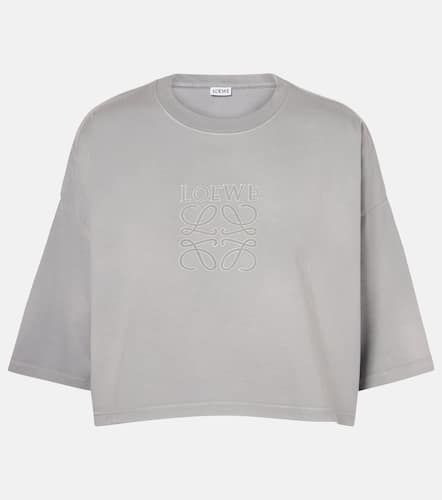 Loewe Cropped cotton jersey T-shirt - Loewe - Modalova