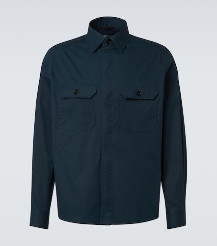 Zegna Cotton-blend overshirt - Zegna - Modalova