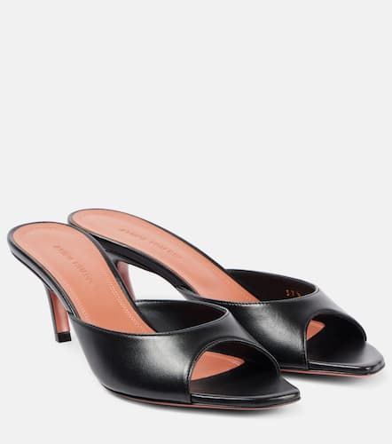 Amina Muaddi Alexa 60 leather mules - Amina Muaddi - Modalova