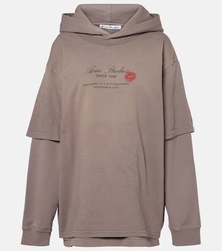 Bedruckter Hoodie aus Baumwoll-Jersey - Acne Studios - Modalova