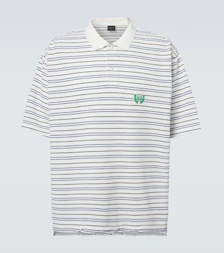 Polo BB Laurel en piqué de algodón a rayas - Balenciaga - Modalova