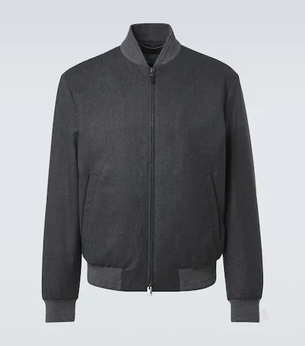 Canali Wool bomber jacket - Canali - Modalova