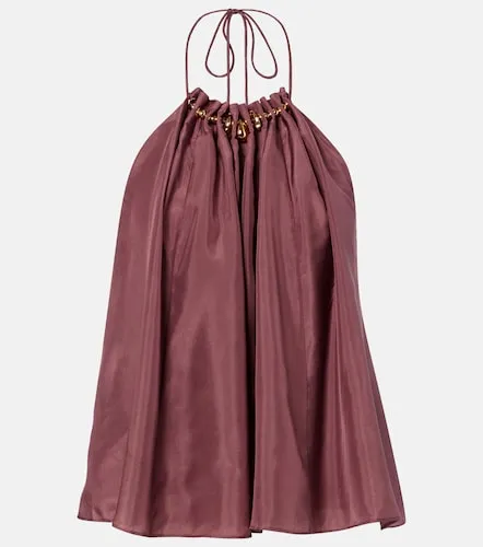 Aster beaded halterneck silk top - Zimmermann - Modalova