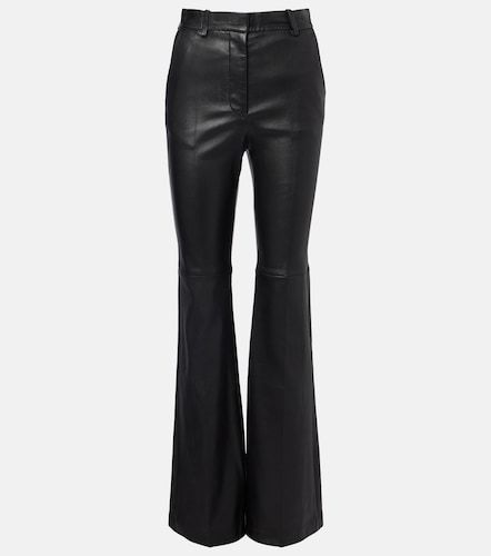 Tafira mid-rise leather flared pants - Joseph - Modalova