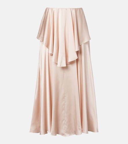 Chloe Ruffled silk satin skirt - Chloe - Modalova