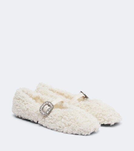 Bailarinas Mary Jane Pilgrim Strass de borrego - Roger Vivier - Modalova