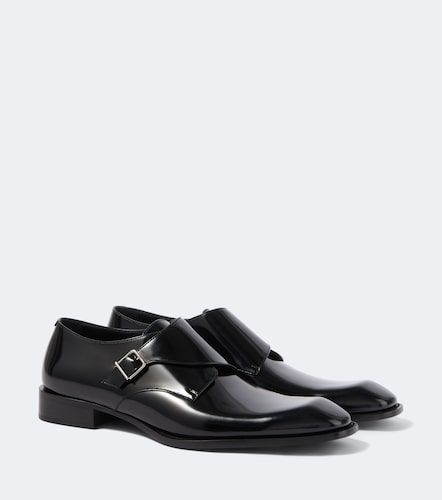Connor leather monk strap shoes - Saint Laurent - Modalova