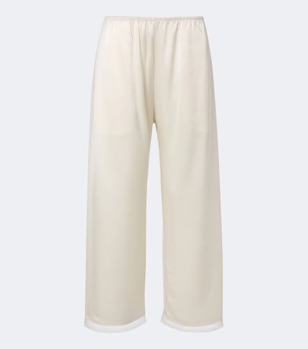 Pantaloni Barb a gamba larga in satin - Leset - Modalova