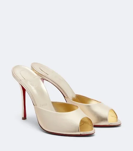 Me Dolly metallic leather mules - Christian Louboutin - Modalova