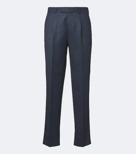 Zegna Wool flannel straight pants - Zegna - Modalova