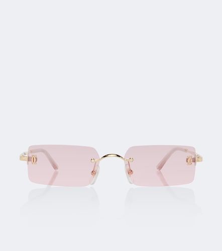 C De Cartier rectangular sunglasses - Cartier Eyewear Collection - Modalova