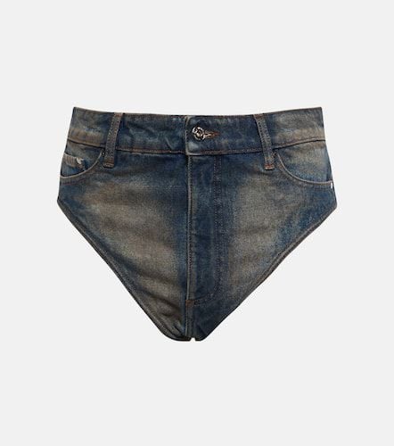 Janty high-rise denim shorts - Y/Project - Modalova