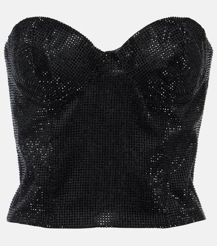 Gabra crystal-embellished bustier top - Costarellos - Modalova