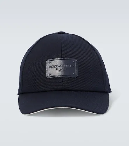 Gorra de béisbol de algodón con logo - Dolce&Gabbana - Modalova