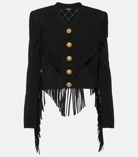 Balmain Cárdigan con flecos - Balmain - Modalova