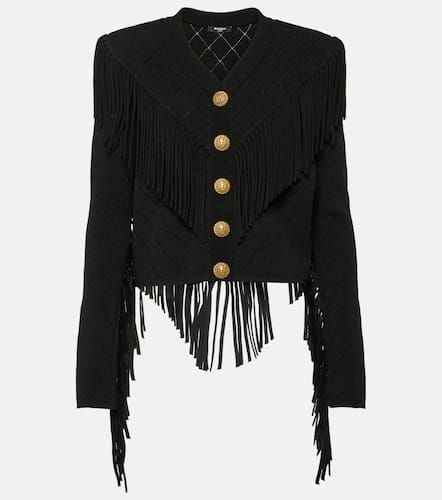 Balmain Fringed cardigan - Balmain - Modalova