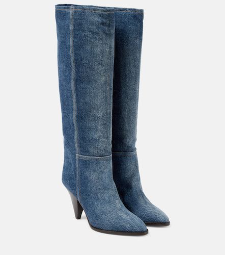 Ririo denim knee-high boots - Isabel Marant - Modalova