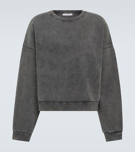 Sudadera de jersey de algodón con logo - Acne Studios - Modalova