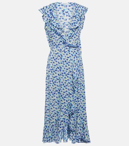 Triny printed ruffled midi dress - Poupette St Barth - Modalova