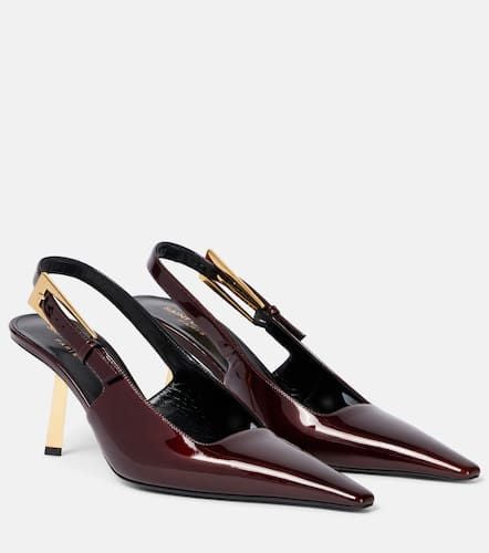 Lee 75 patent leather slingback pumps - Saint Laurent - Modalova