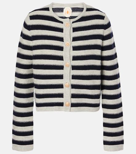 Striped wool and cashmere cardigan - Jardin des Orangers - Modalova