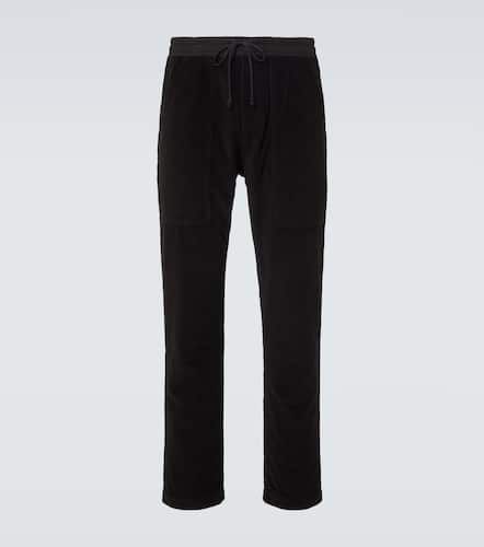 Cotton velvet sweatpants - Saint Laurent - Modalova