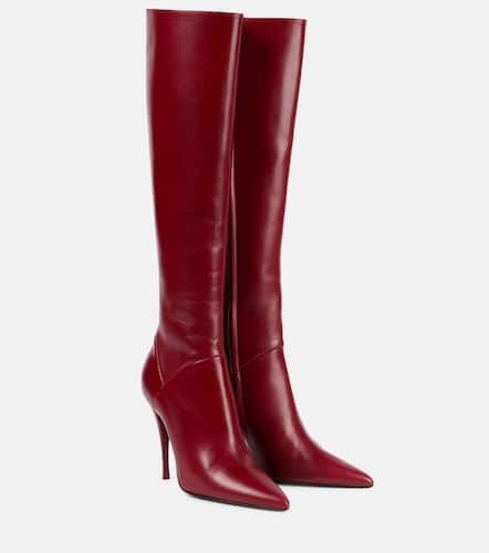 Vivian leather knee-high boots - Saint Laurent - Modalova