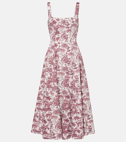 Wells printed cotton midi dress - Staud - Modalova