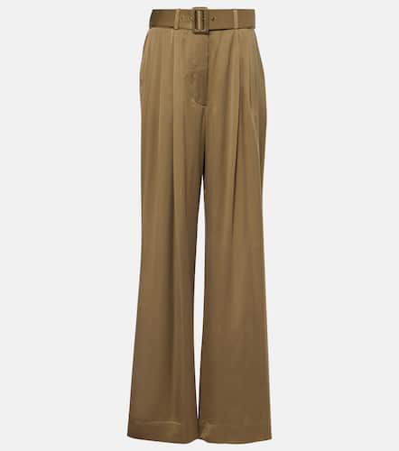 Zimmermann Tuck silk wide-leg pants - Zimmermann - Modalova