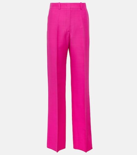 Pantaloni a gamba larga in Crêpe Couture - Valentino Garavani - Modalova