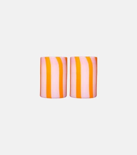 Set de 2 vasos Dolcevita Stripe - Aquazzura Casa - Modalova