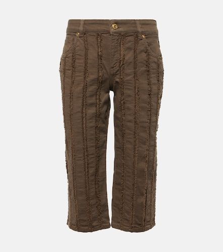 Pantalones cropped en mezcla de algodón - Blumarine - Modalova