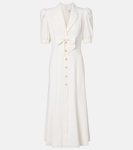 Wool-blend crepe midi dress - Alessandra Rich - Modalova