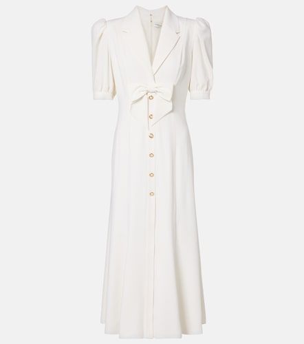 Wool-blend crepe midi dress - Alessandra Rich - Modalova