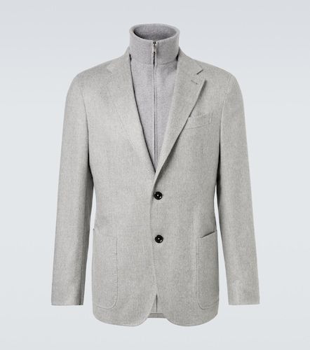 Zegna Blazer de cachemir a capas - Zegna - Modalova