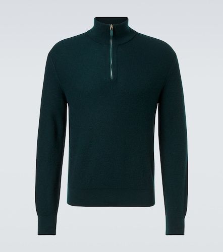 Pullover in cashmere con zip corta - Zegna - Modalova
