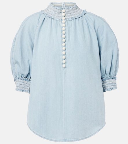 Zimmermann Blusa Ascension de denim - Zimmermann - Modalova