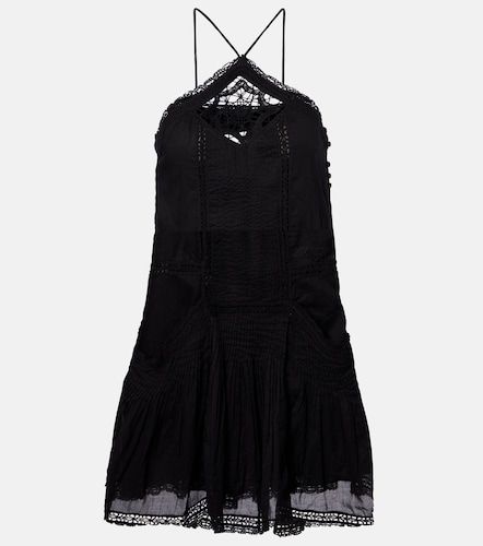 Abito corto Geraldin in cotone con pizzo - Marant Etoile - Modalova