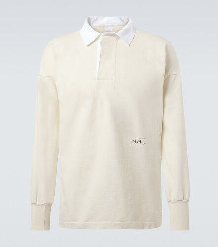 Polo de jersey de algodón con logo - Maison Margiela - Modalova