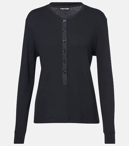 Tom Ford Cotton and silk top - Tom Ford - Modalova